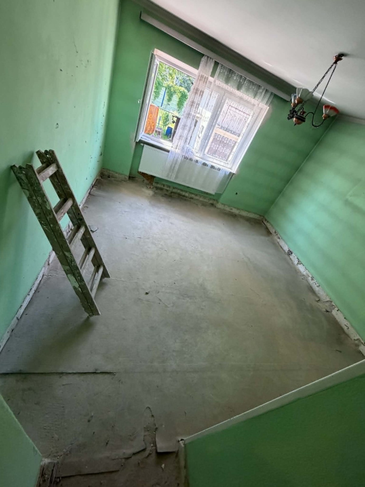 Pomieszczenie po usunięciu gruzu